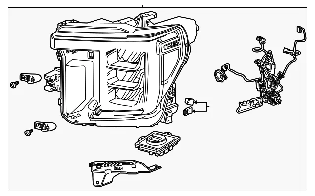 Headlamp Assembly - GM (86545252)