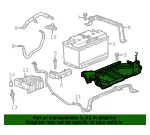 Battery Tray - GM (86551634)