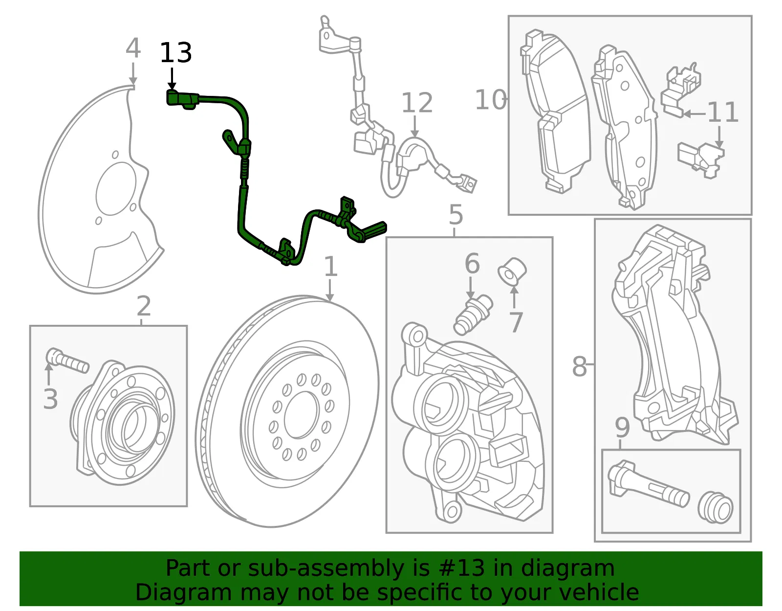 ABS Sensor - GM (86573829)