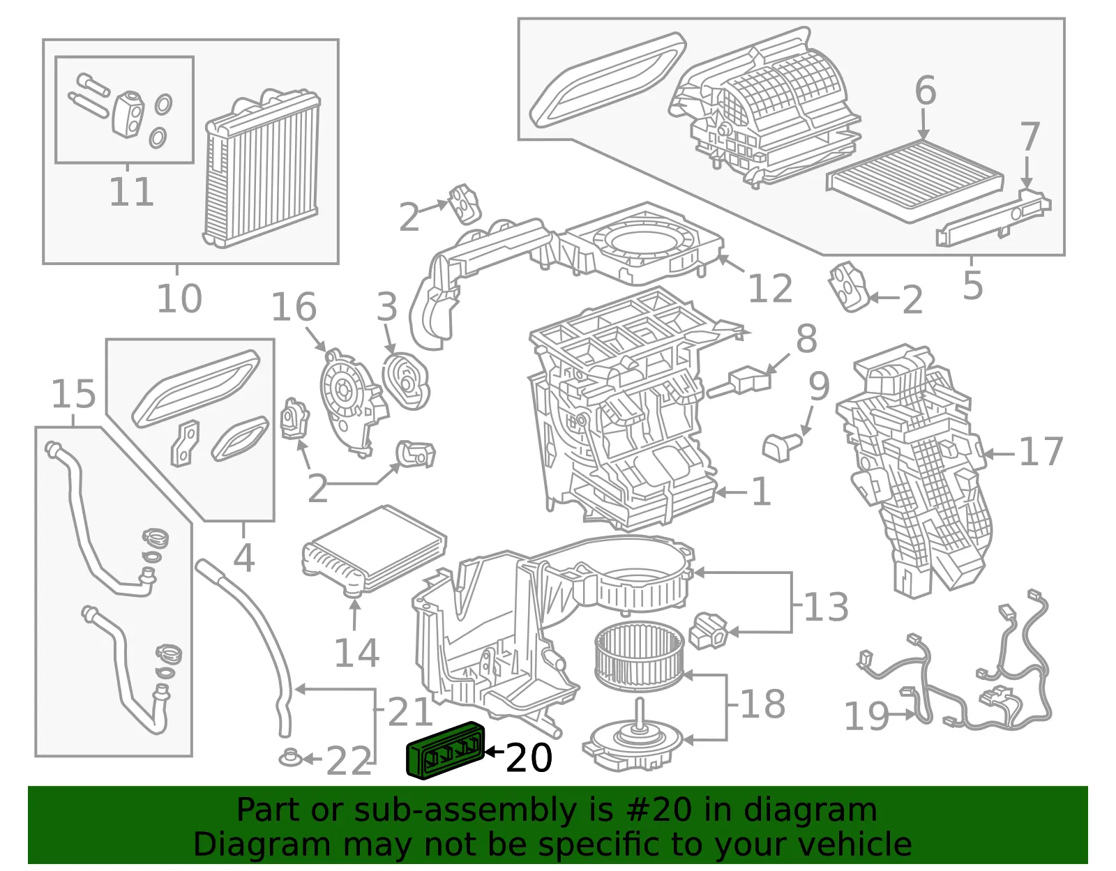 HVAC Control Module - GM (86788378)
