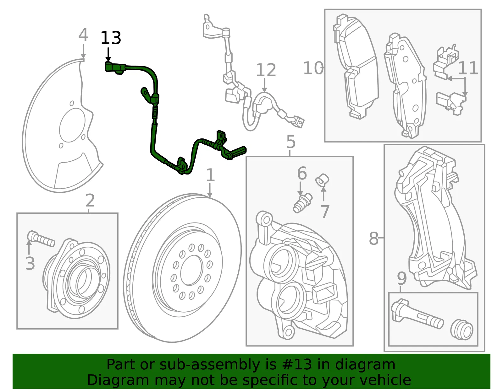 ABS Sensor - GM (86800830)