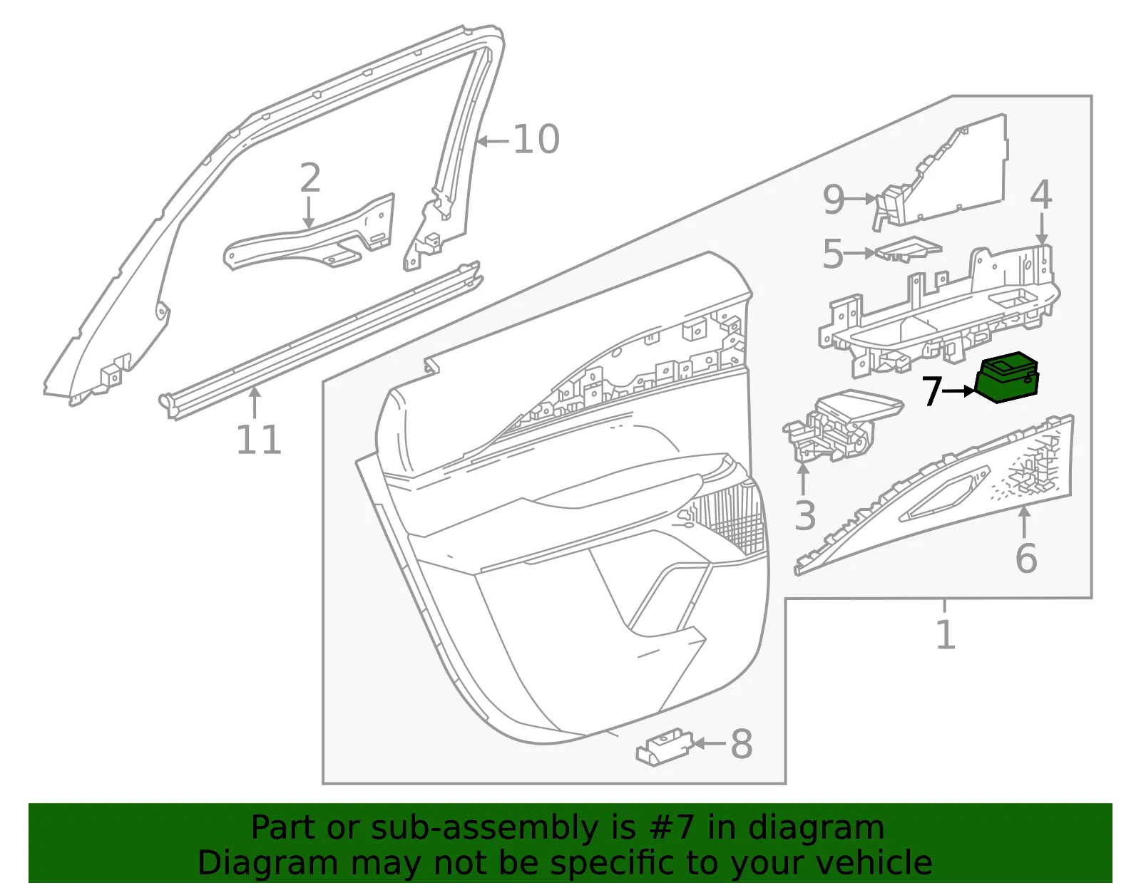 Window Switch - GM (86821608)