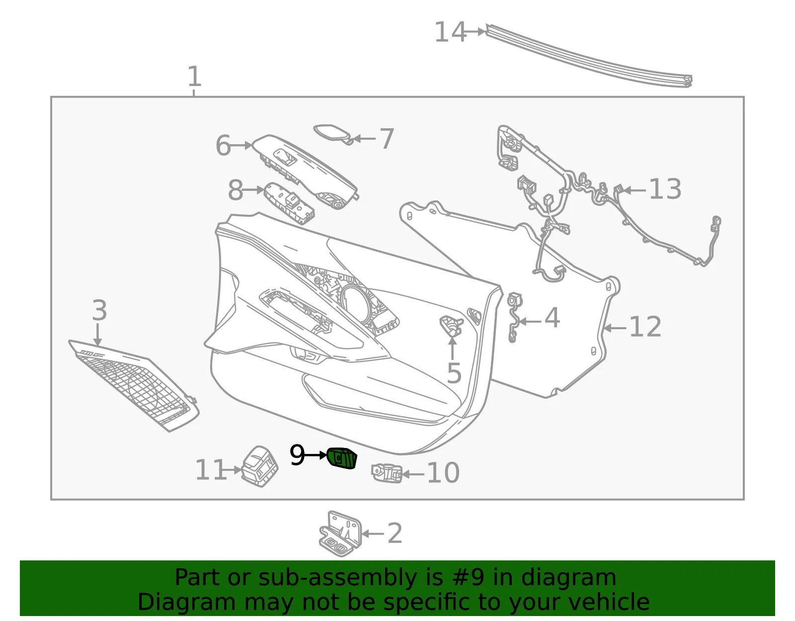 Lock Switch - GM (86826686)