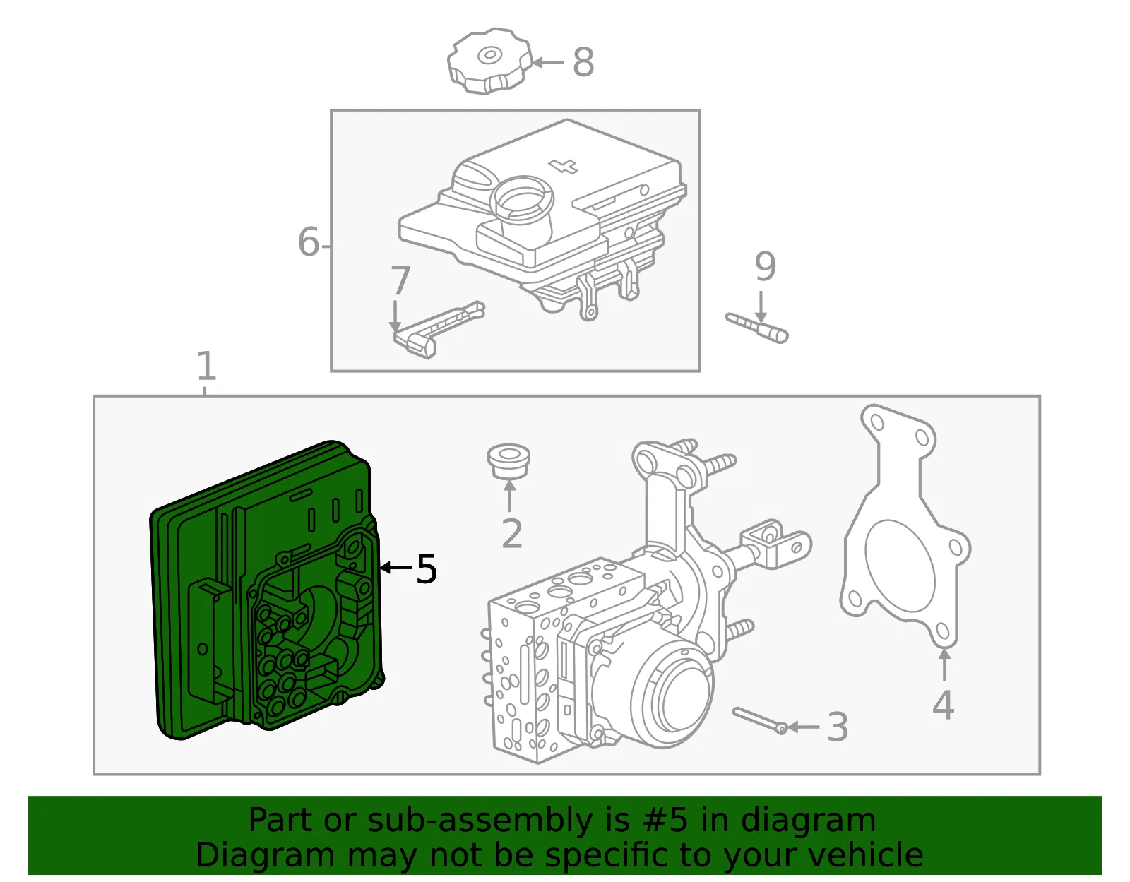 ABS Control Module - GM (87819718)