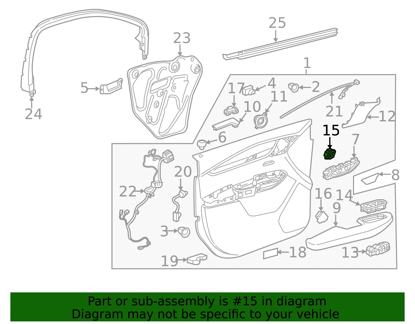 Lock Switch - GM (87823317)