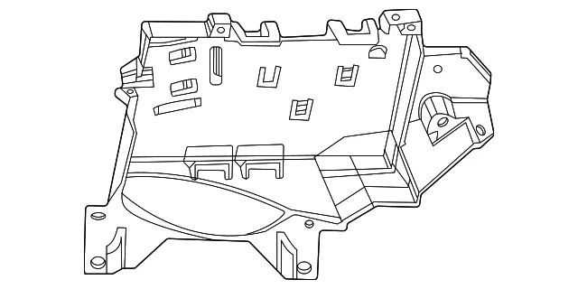 Engine Control Module (ECM) Bracket - GM (87839577)
