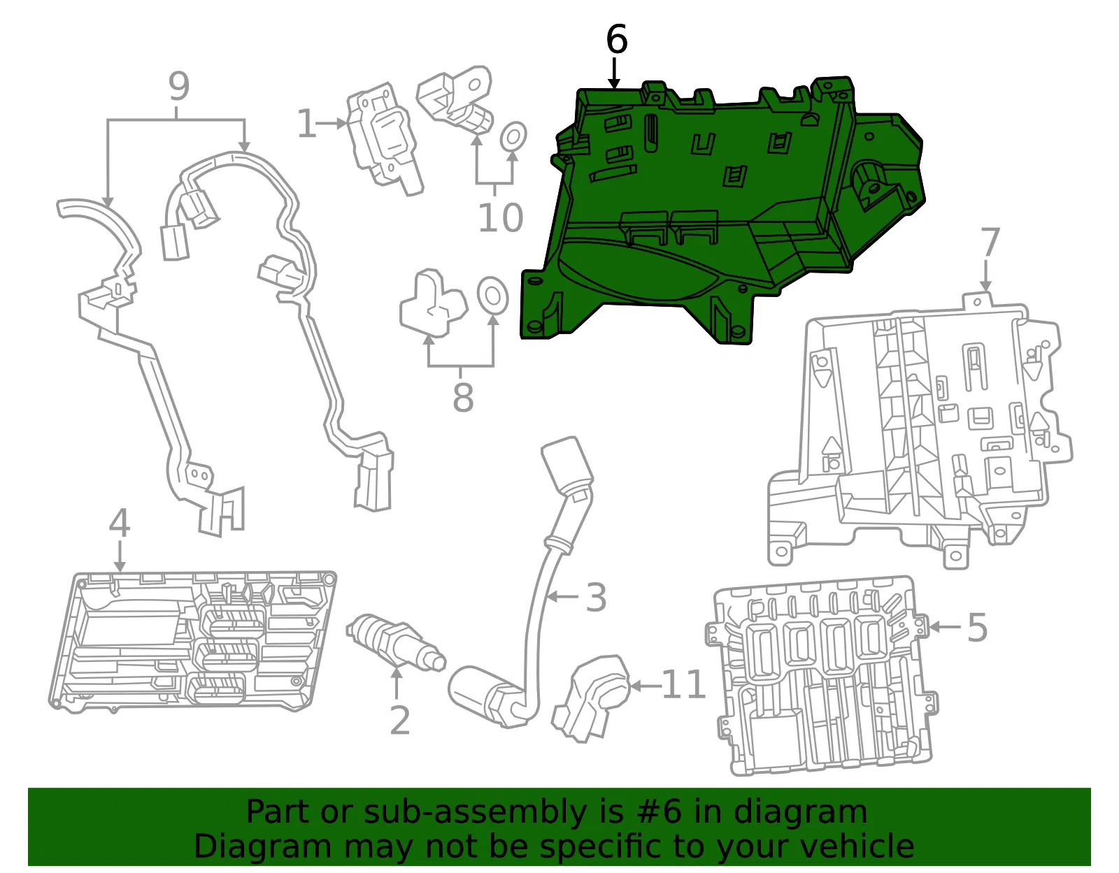 Engine Control Module (ECM) Bracket - GM (87839577)