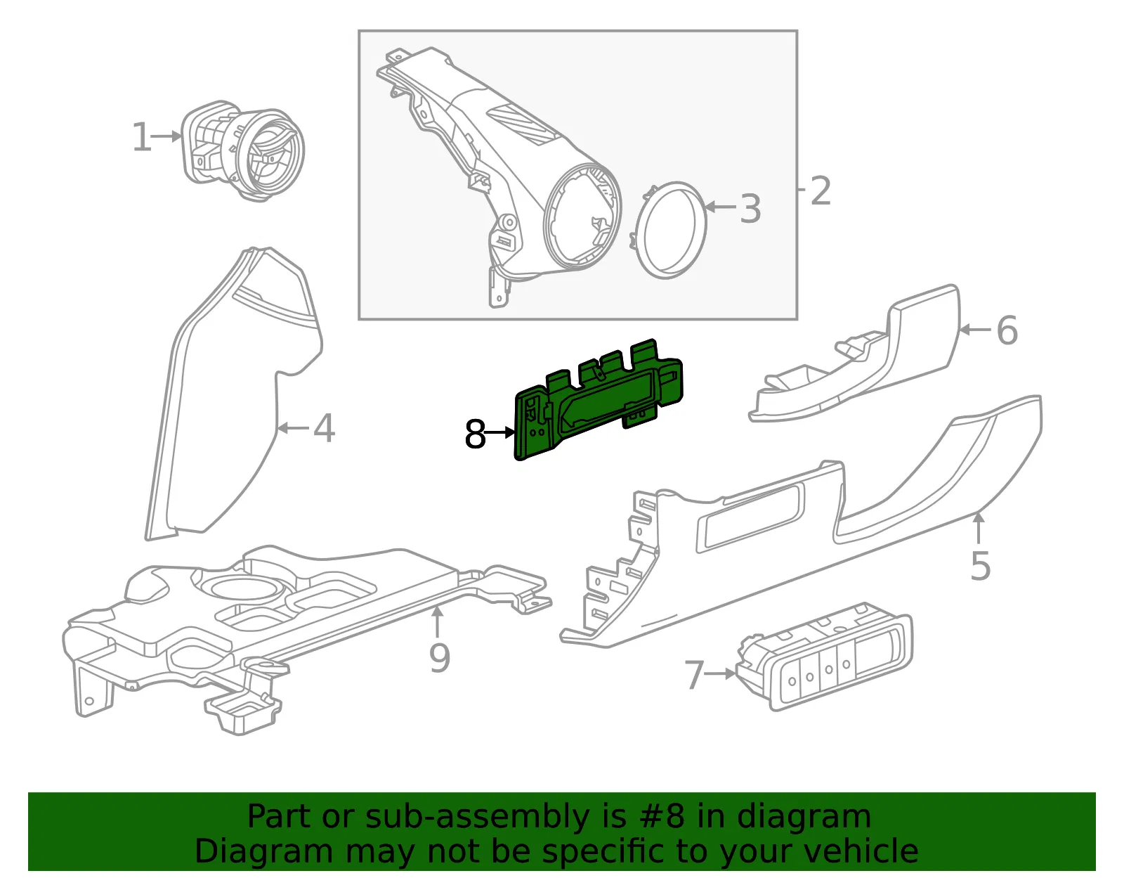 Combination Switch Bracket - GM (87851136)