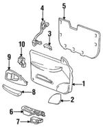 Window Switch - Driver's Side (LH) - GM (88894539)
