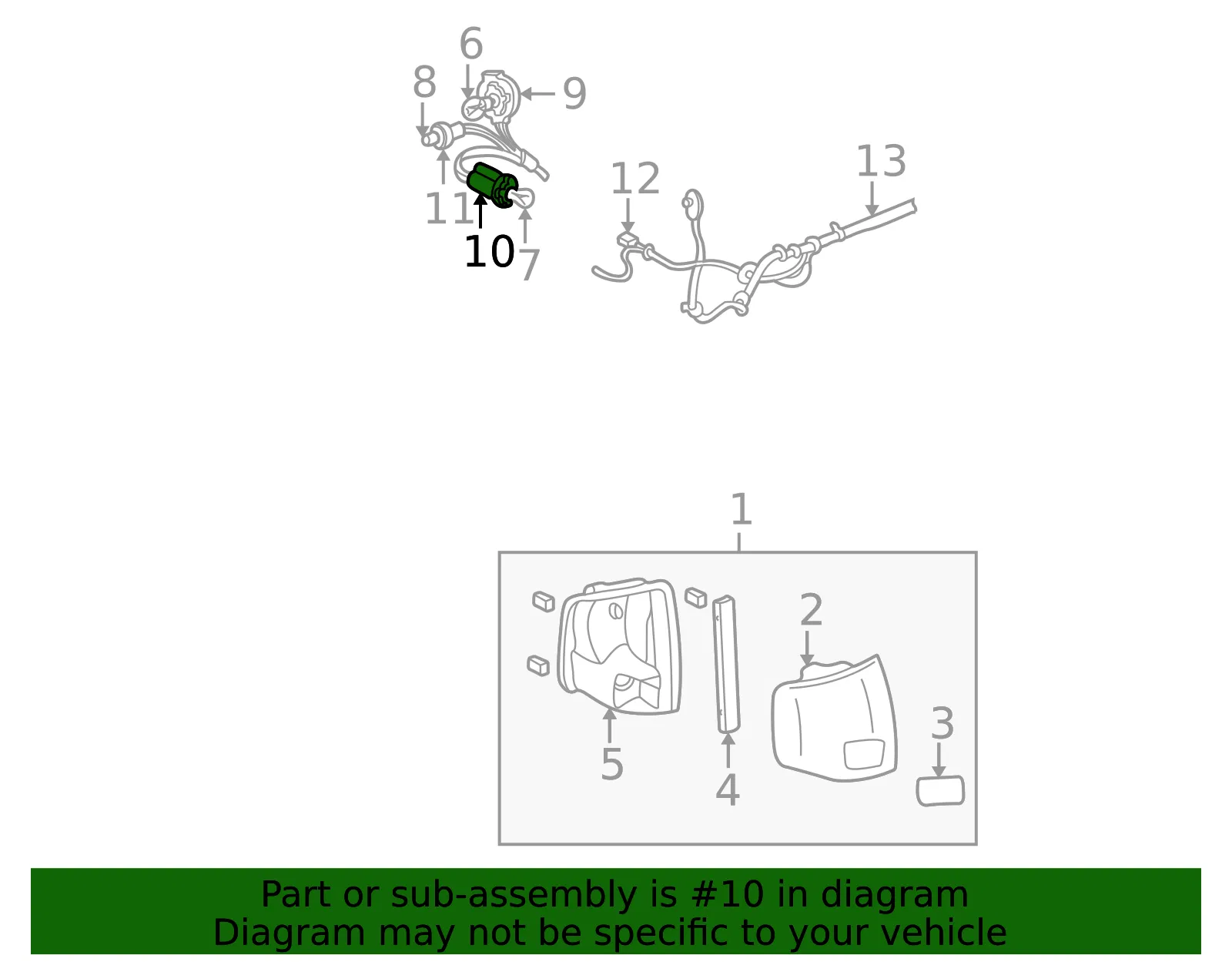 Multi-Purpose Lamp Socket - GM (88953356)