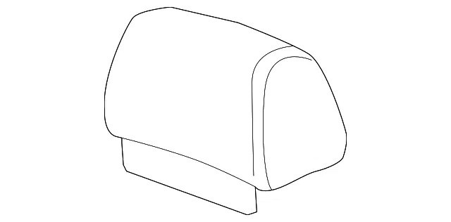 Light Cashmere Front Seat Head Restraint Cover - GM (88995098)