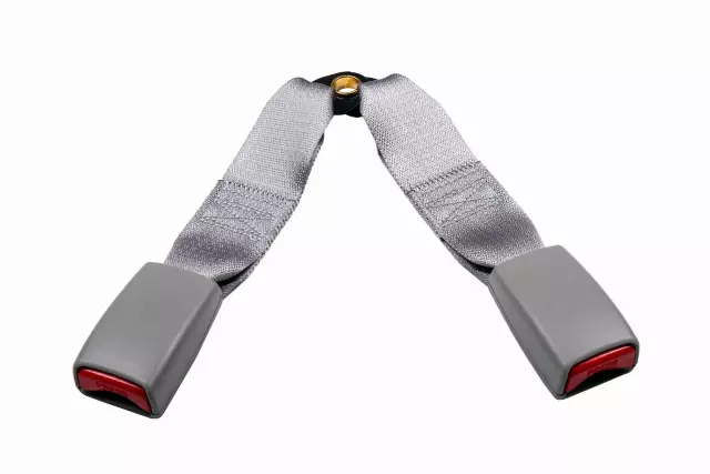 Light Gray Rear Center Seat Belt with Buckle - GM (89024387)