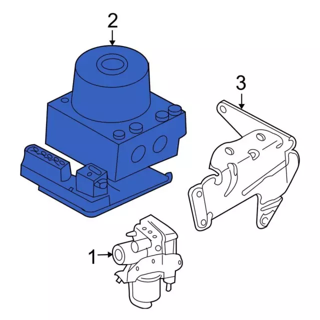 ABS Control Module - Ford (8L8Z-2C219-D)