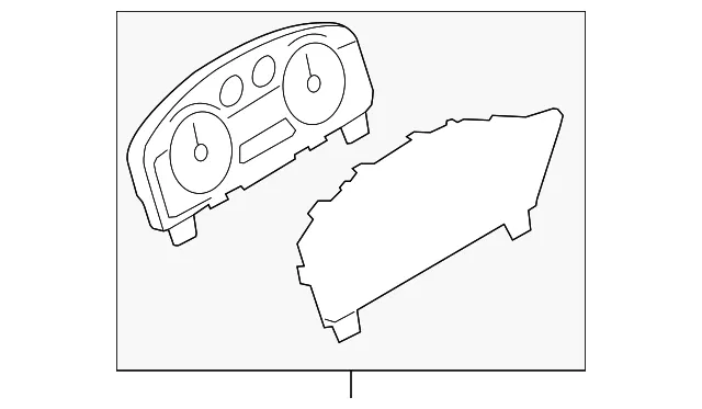 Instrument Cluster - Ford (8a8z10849c)
