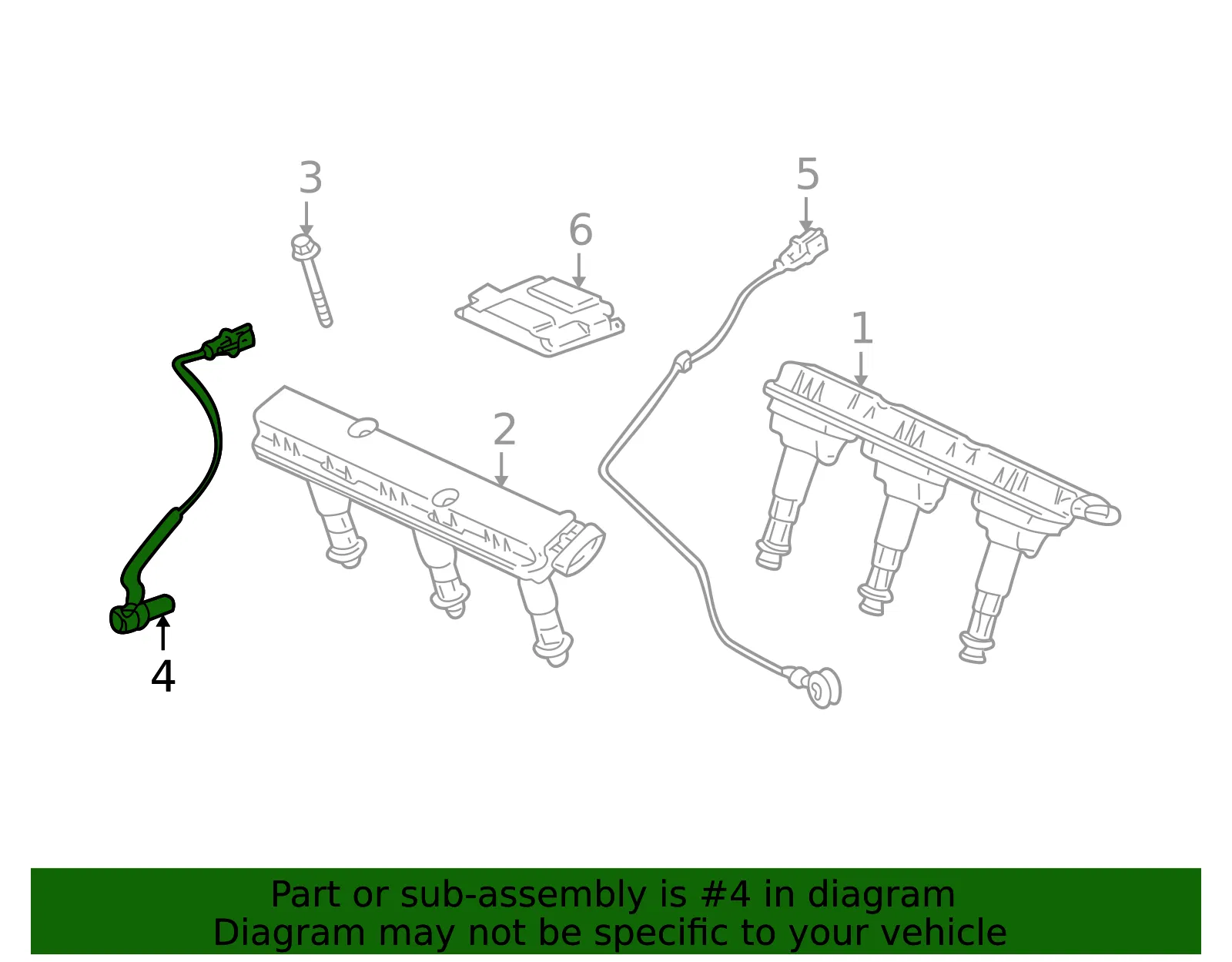 Engine Crankshaft Position Sensor - GM (9195883)