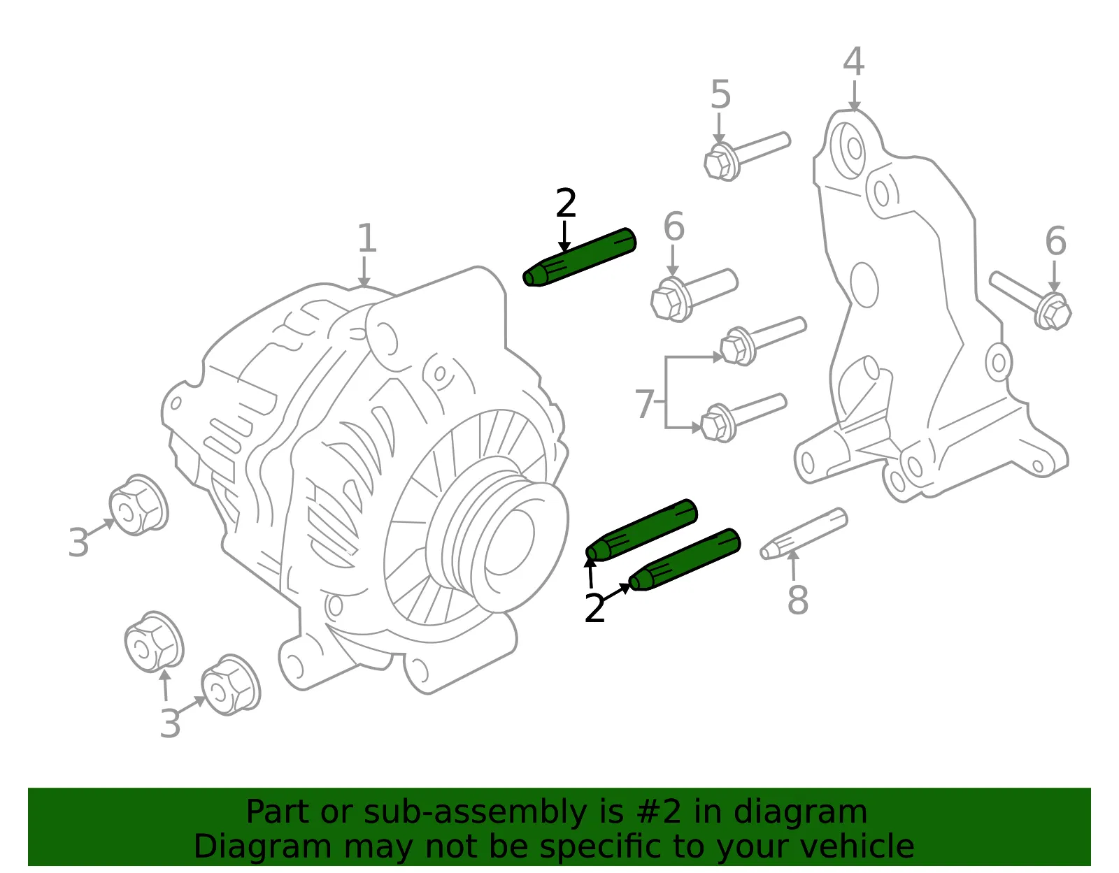 Alternator Stud - GM (92139217)