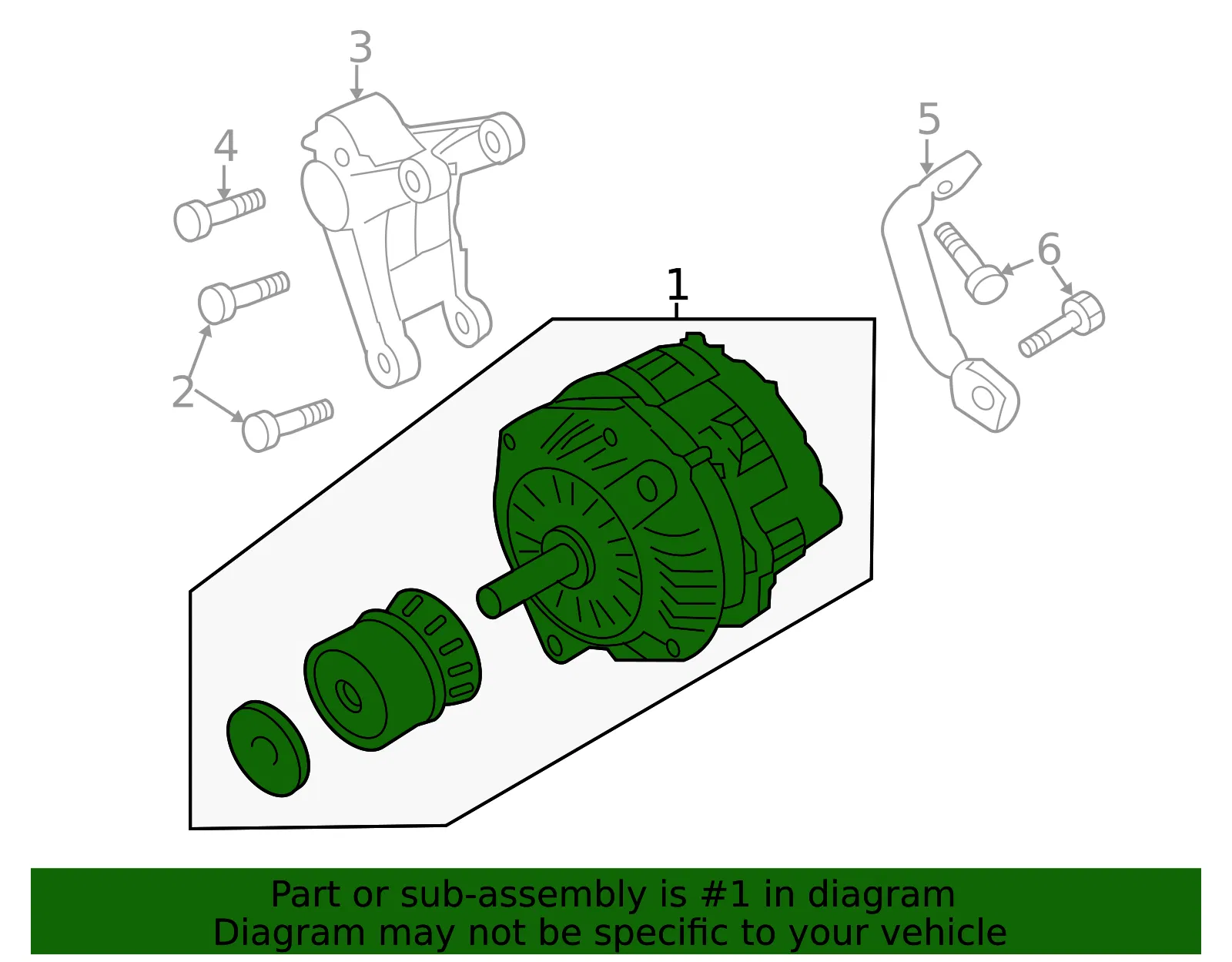 Alternator - GM (92254672)