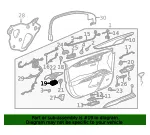 Window Switch - Passenger Side (RH) - GM (92256972)