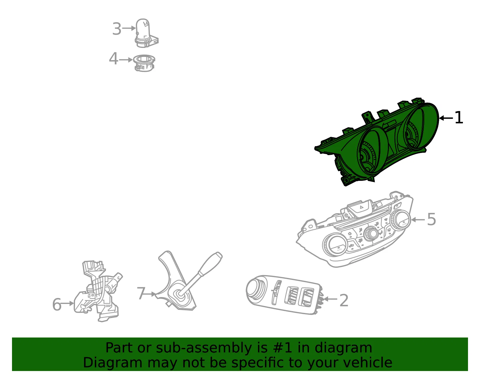 Cluster Assembly - GM (92273781)