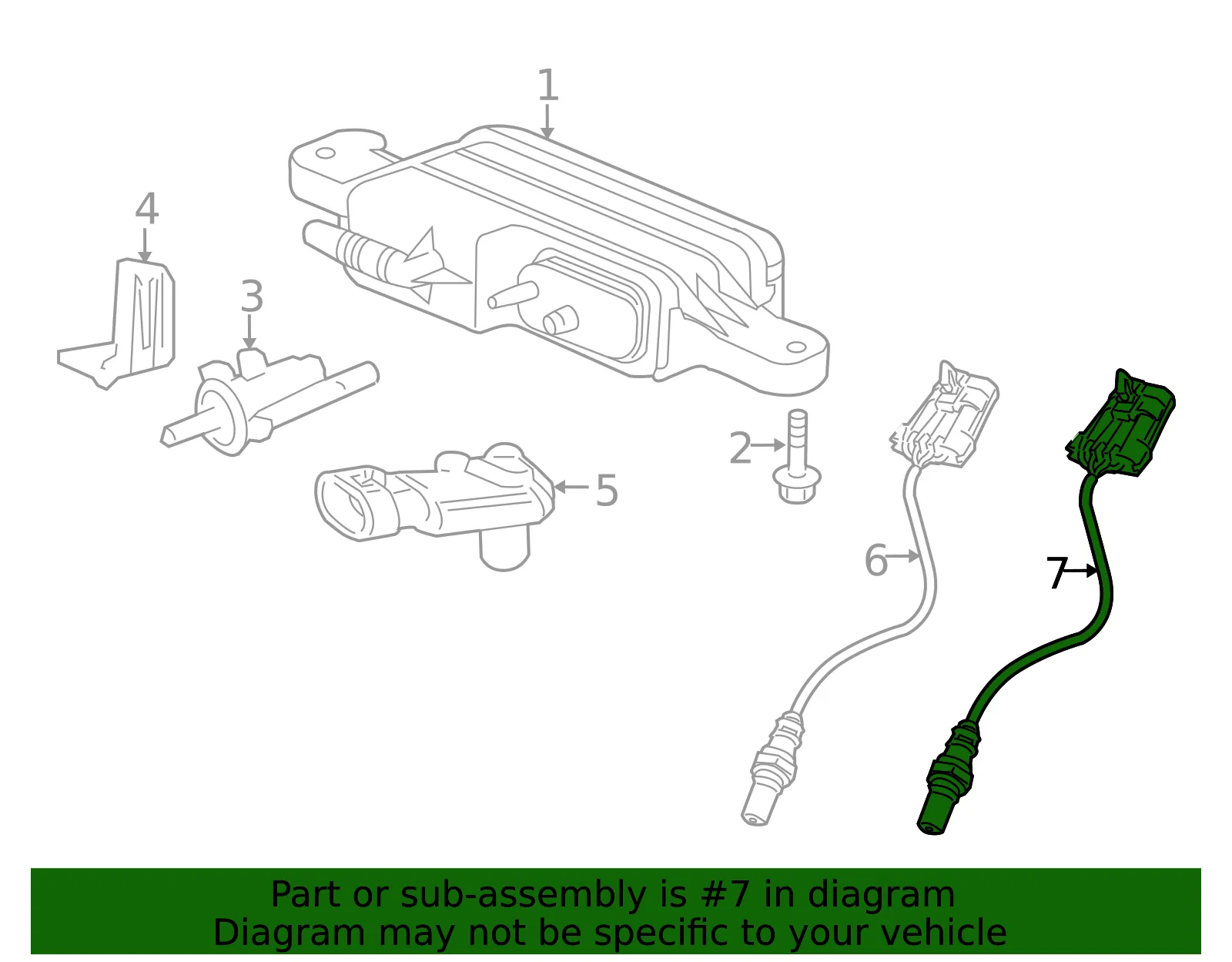 Heated Oxygen Sensor - GM (92457789)