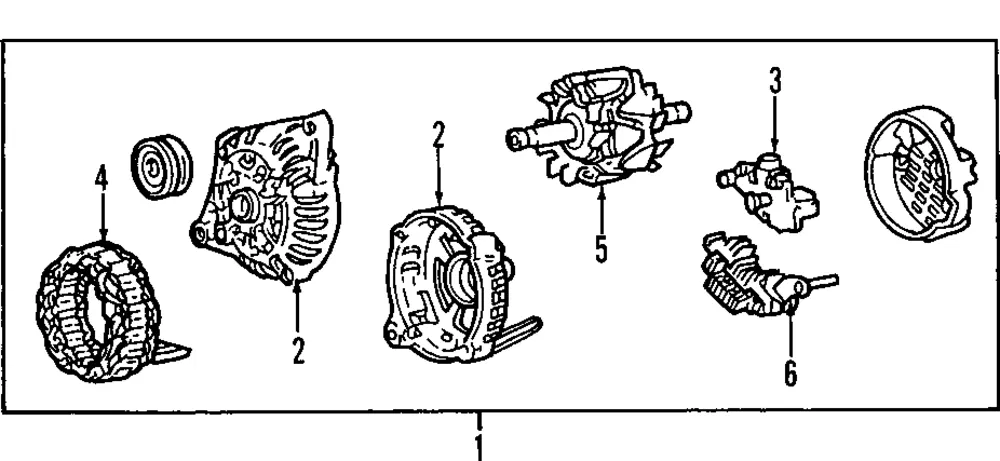 Alternator Rectifier - GM (93740899)