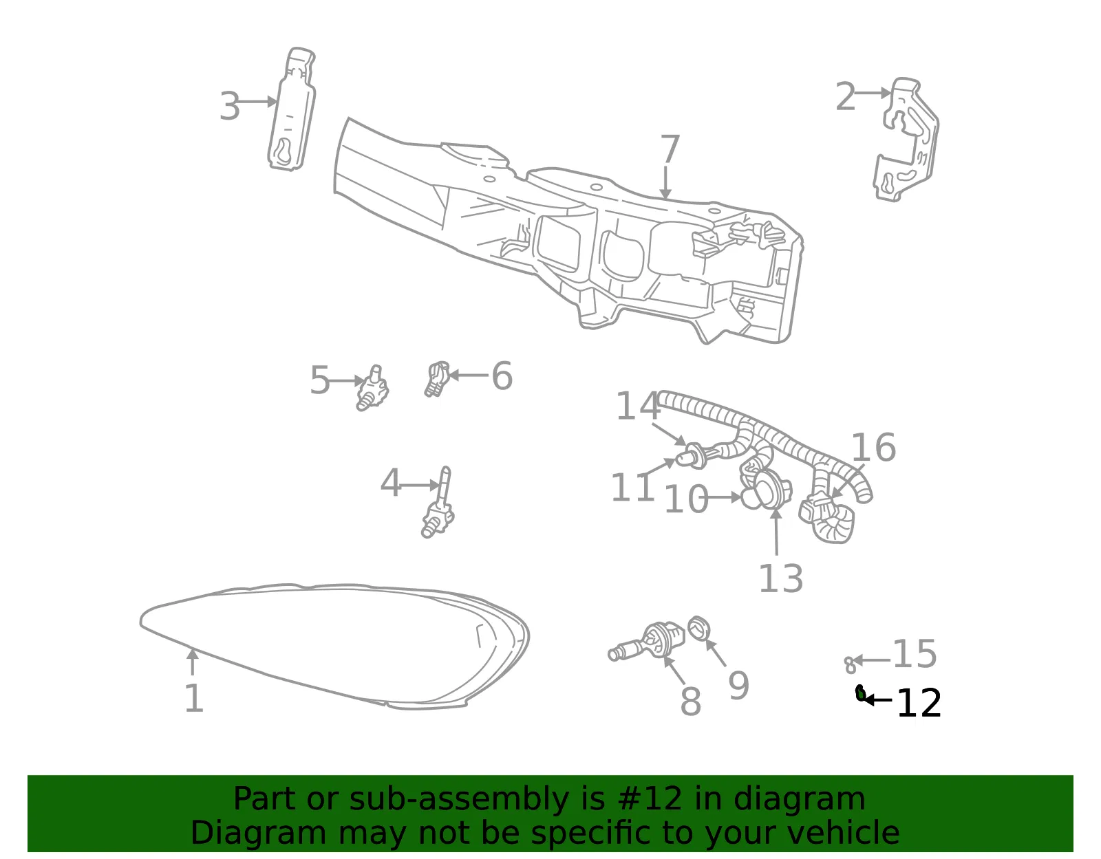 Multi-Purpose Light Bulb - GM (9438068)