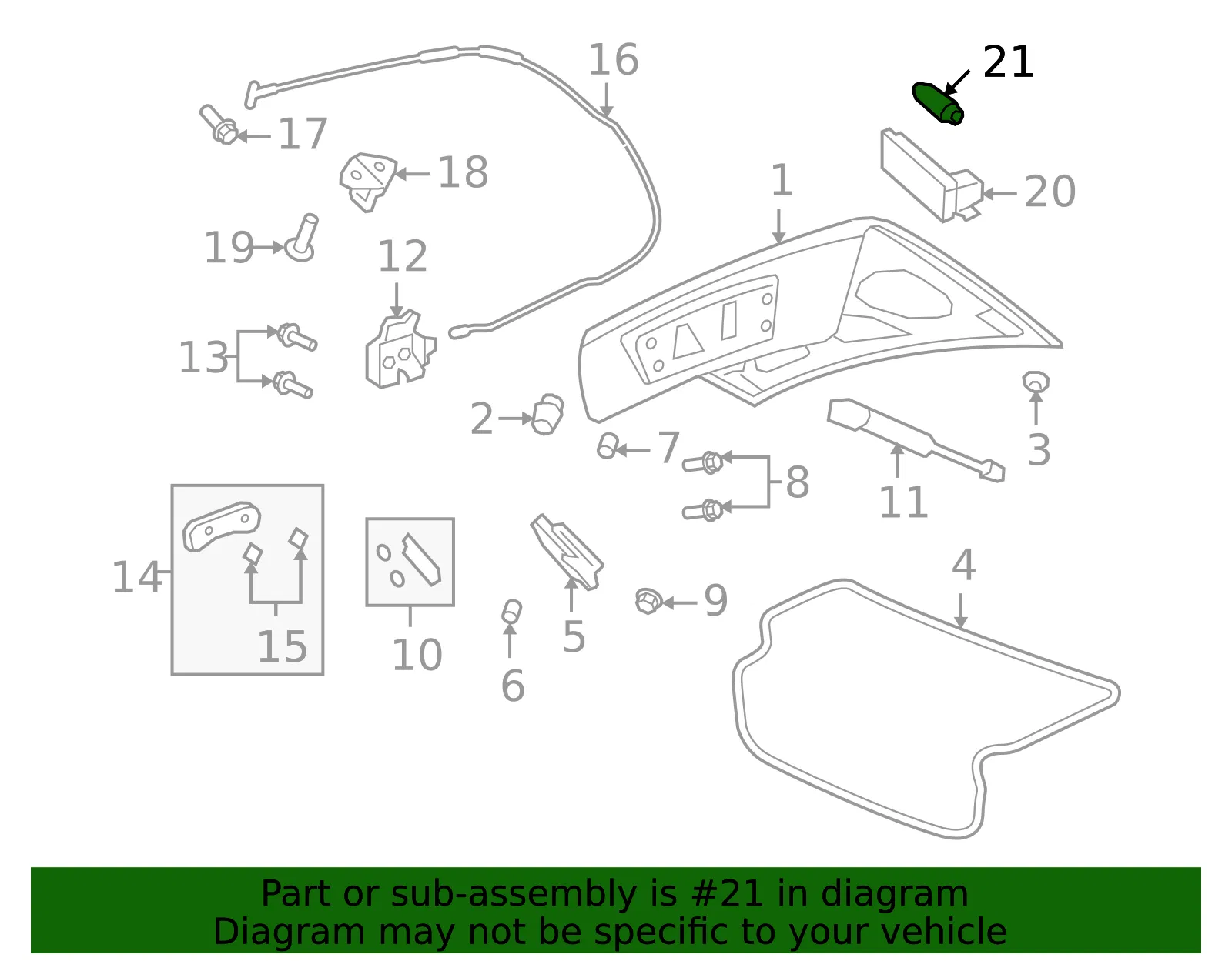 Multi-Purpose Light Bulb - GM (94535595)