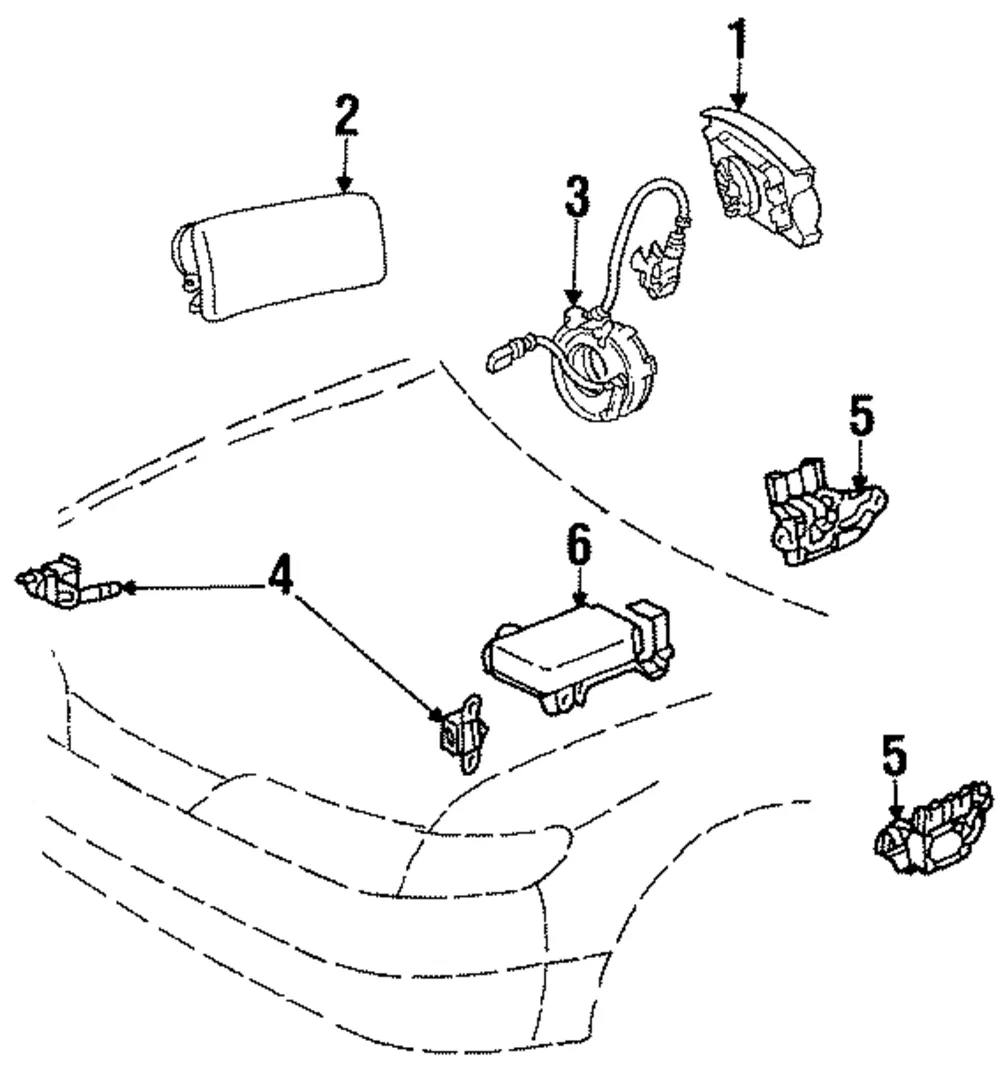 SENSOR INFL RST SI IMP - GM (94859367)