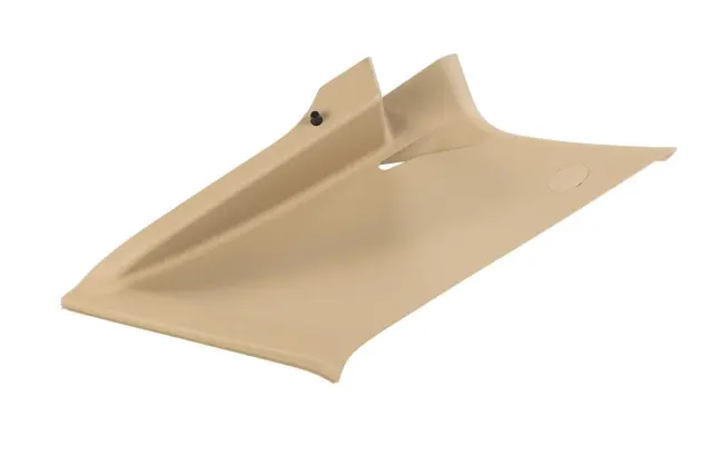 Granite and Light Neutral Passenger Side Body Lock Pillar Upper Trim Panel - GM (95134892)