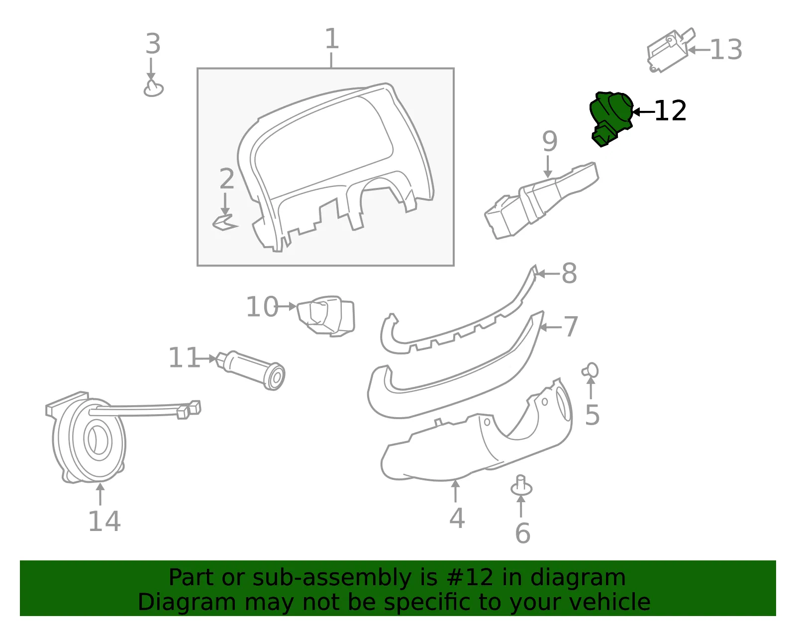 Ignition Switch - GM (95919456)