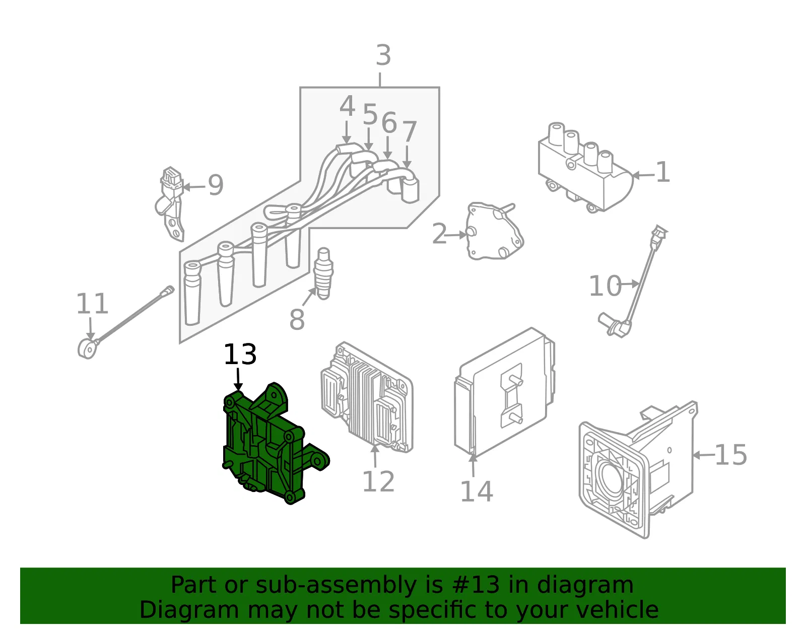 Retainer Ecm - GM (96434200)