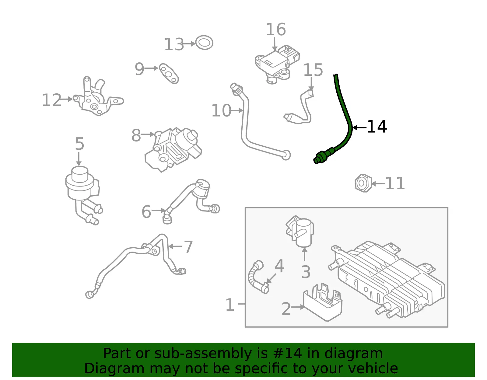 Oxygen Sensor - Ford (9e5z9f472b)