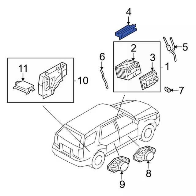 Radio Module Interface - Ford (9l8z10d885a)
