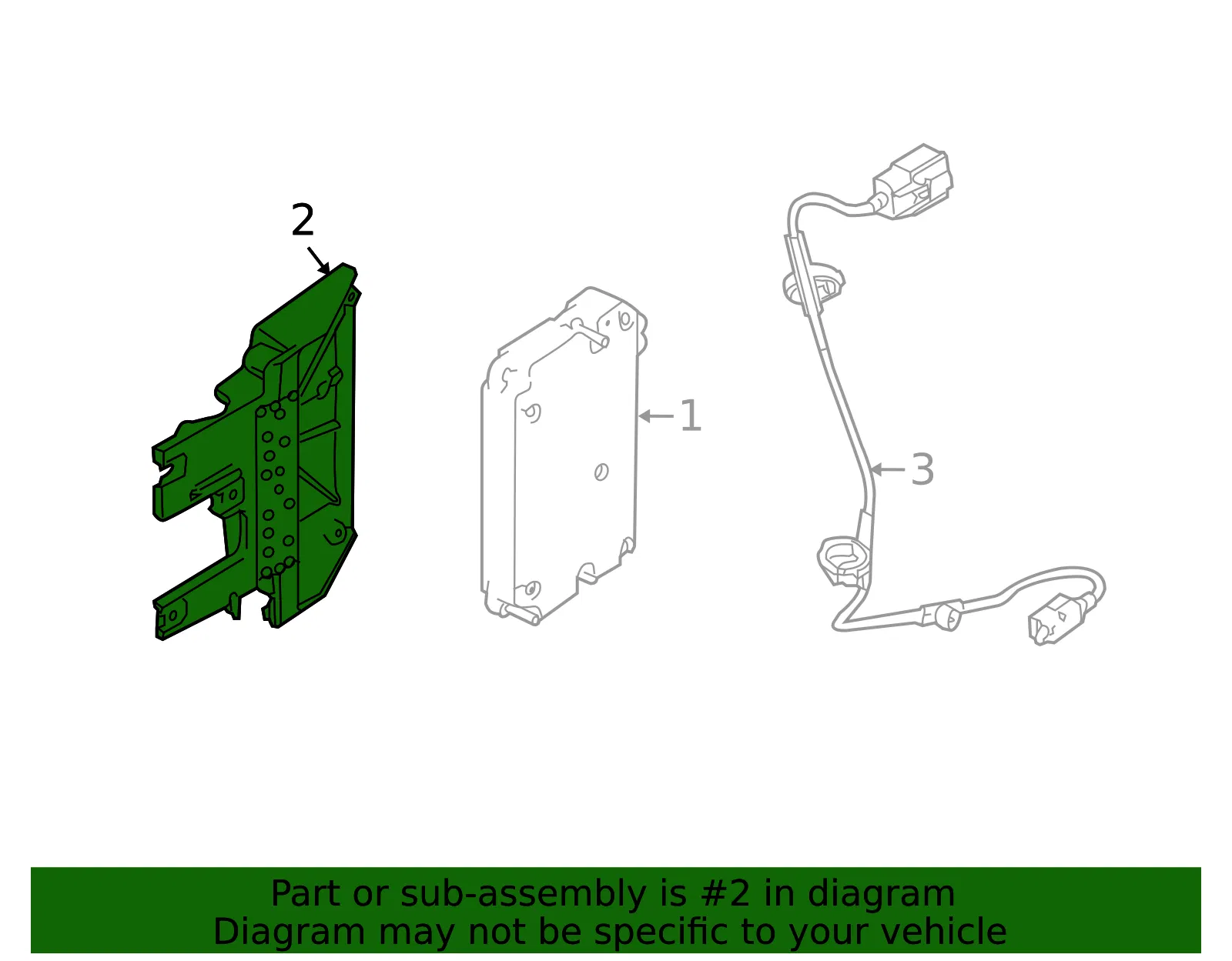 Module Bracket - Ford (9l8z14a301a)
