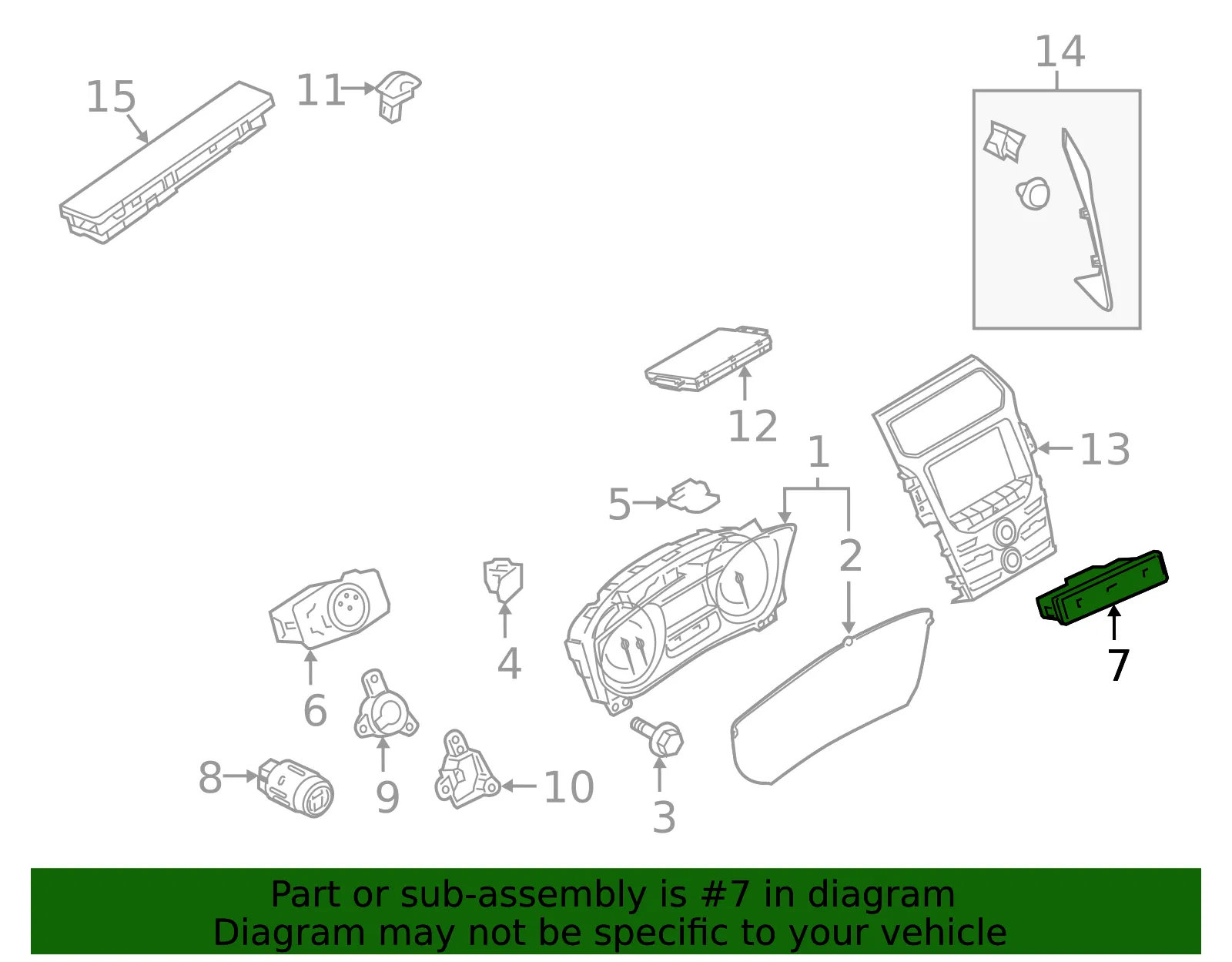 Traction Control Switch - Ford (BB5Z-13D730-DA)