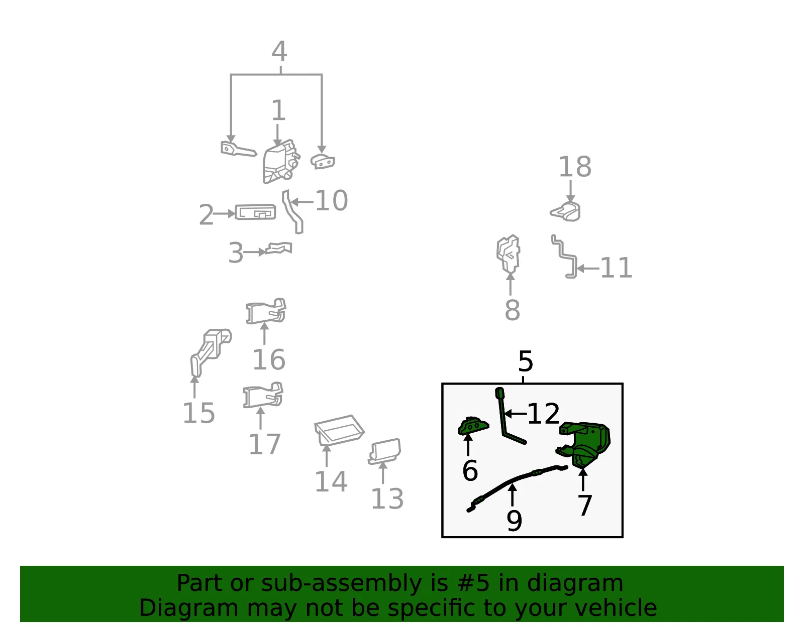 Control Module - Passenger Side (RH) - Ford (BC3Z-25219A64-BA)
