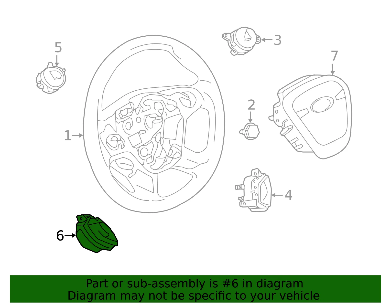 Switch - Ford (BK2Z-9C888-D)