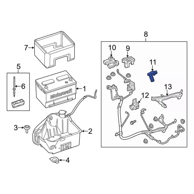 Sensor - Ford (BT4Z-14B357-C)