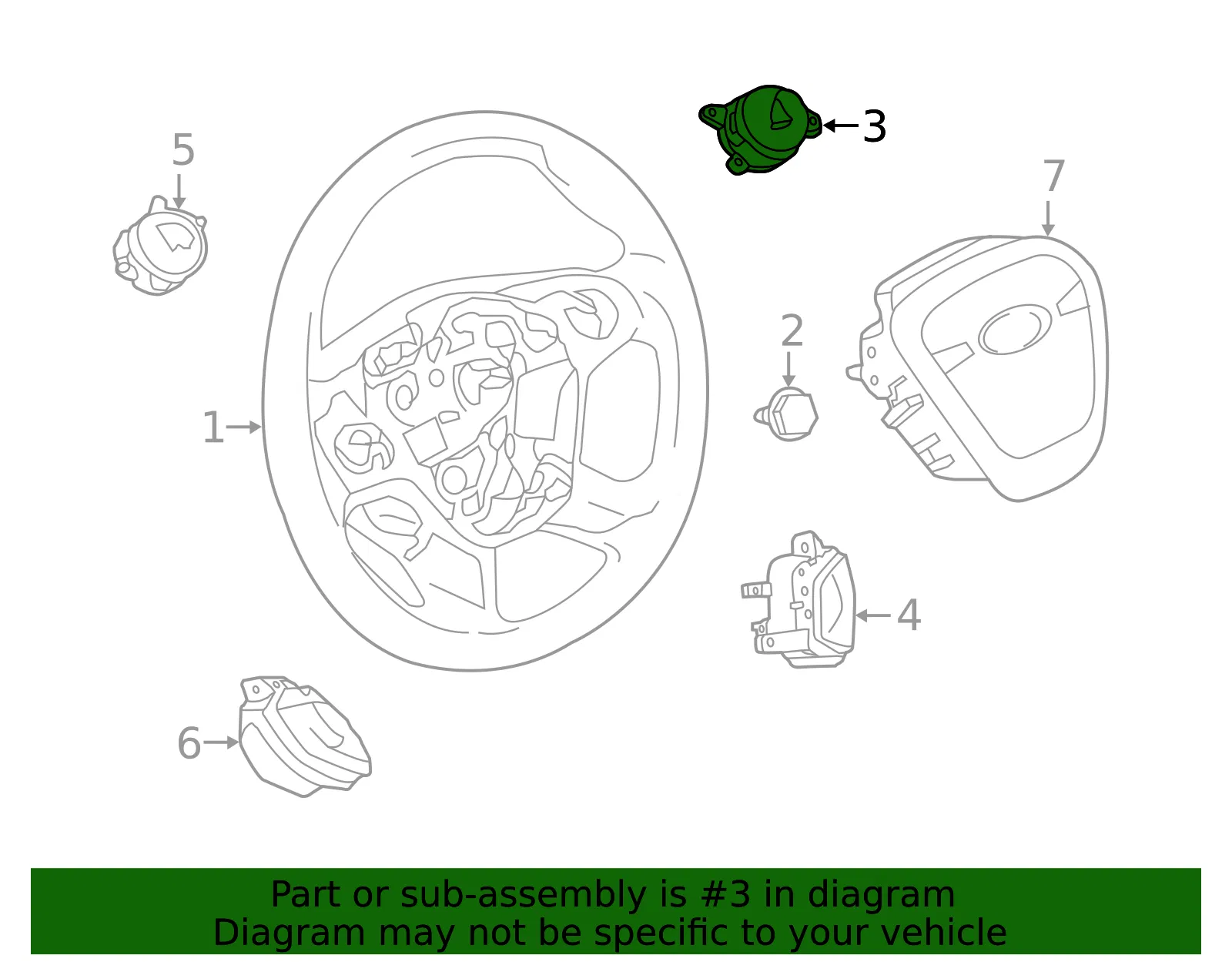 Control Switch - Ford (DM5Z9C888F)