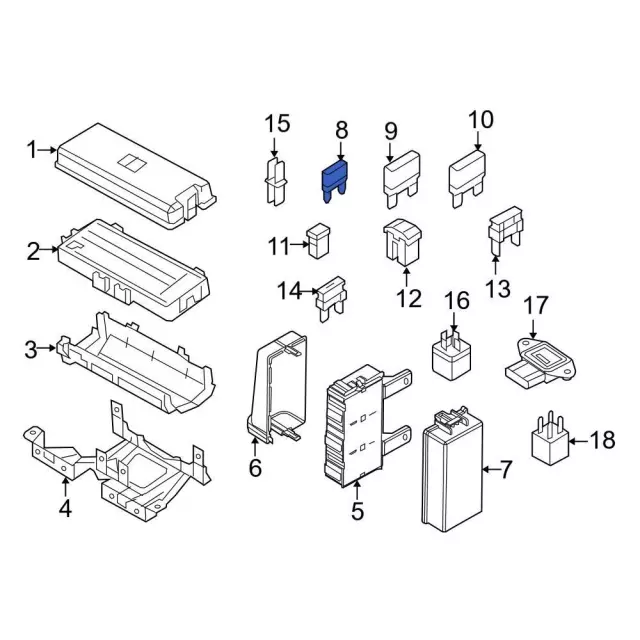 Fuse - Ford (F2UZ-14526-P)