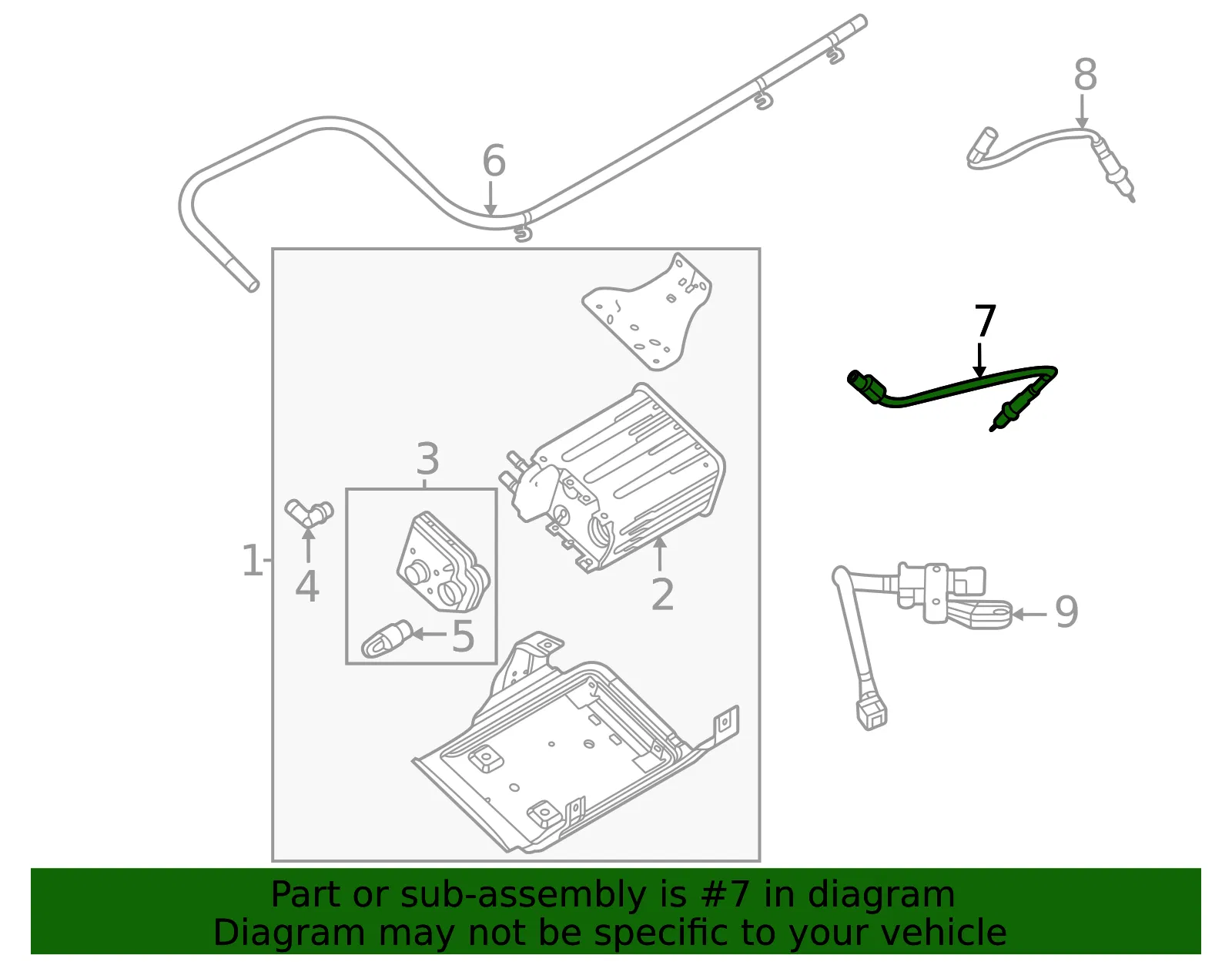 Oxygen Sensor - Ford (FL3Z-9F472-A)