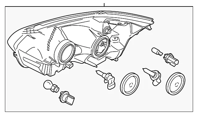 Motorcraft™ Headlight Assembly - Ford (HLA-3)