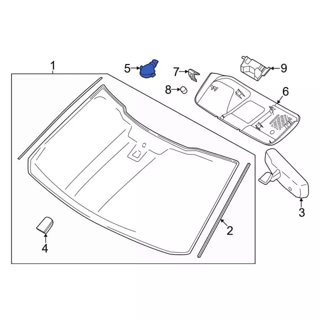 Rain Sensor - Ford (LU5Z-17D547-C)