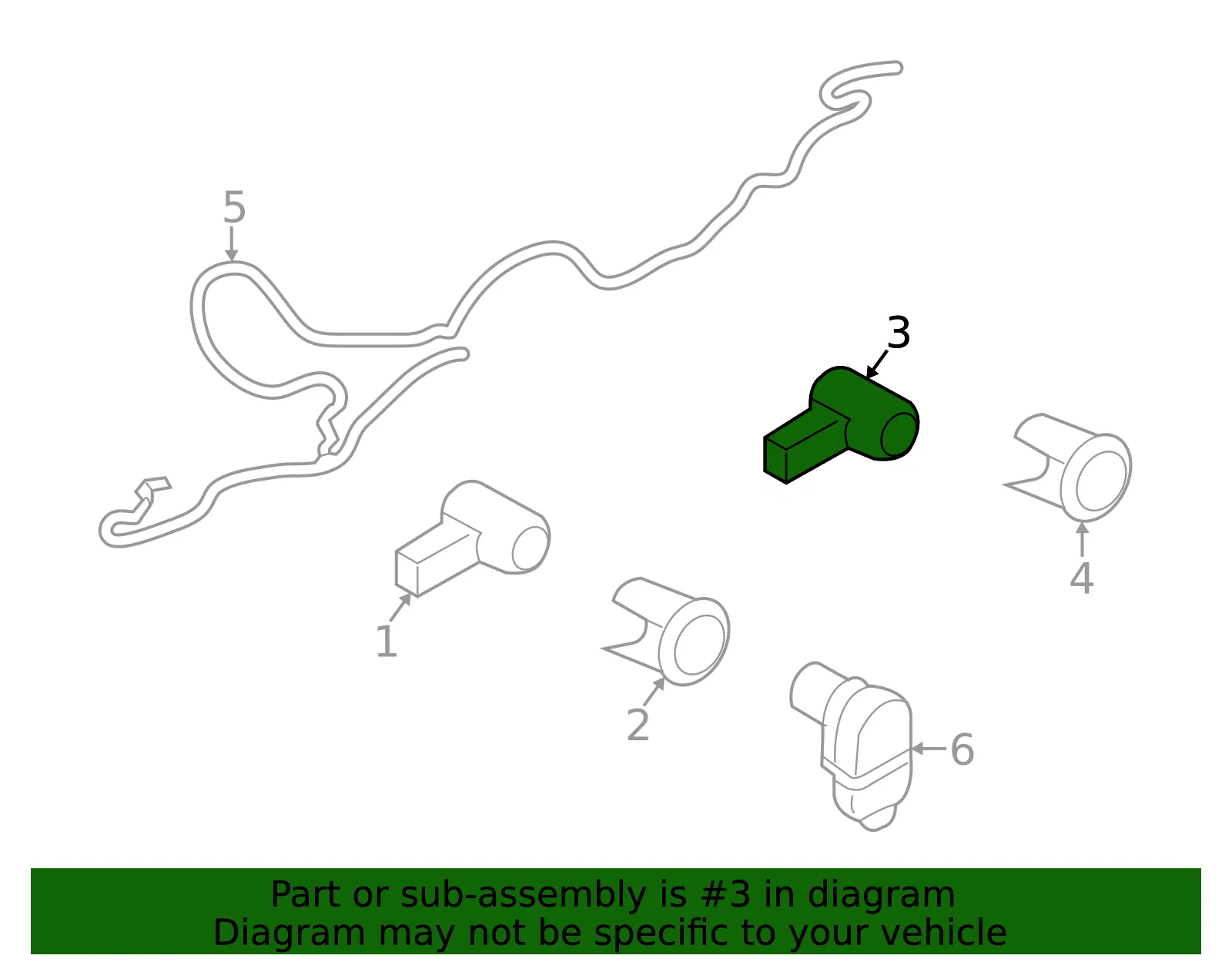 Sensor - Ford (LU5Z15K859AAPTM)
