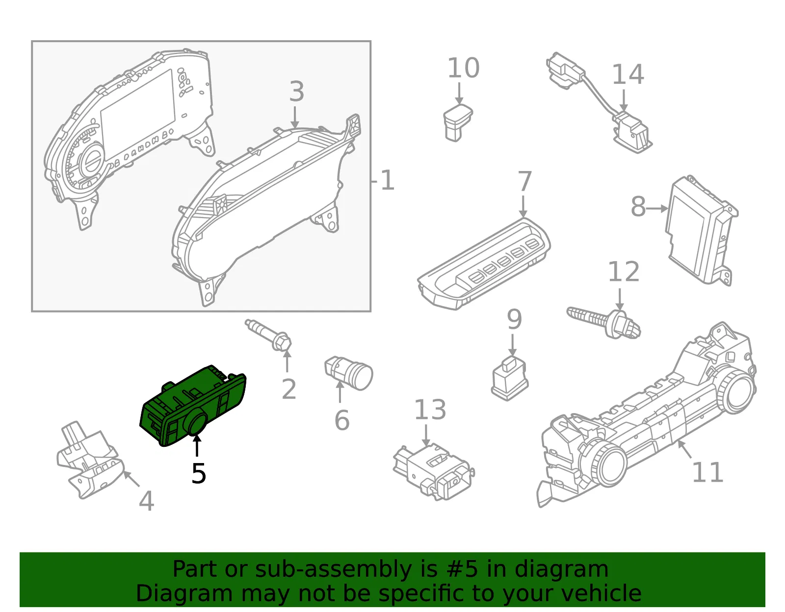 Headlight Switch - Ford (M2DZ-11654-BC)