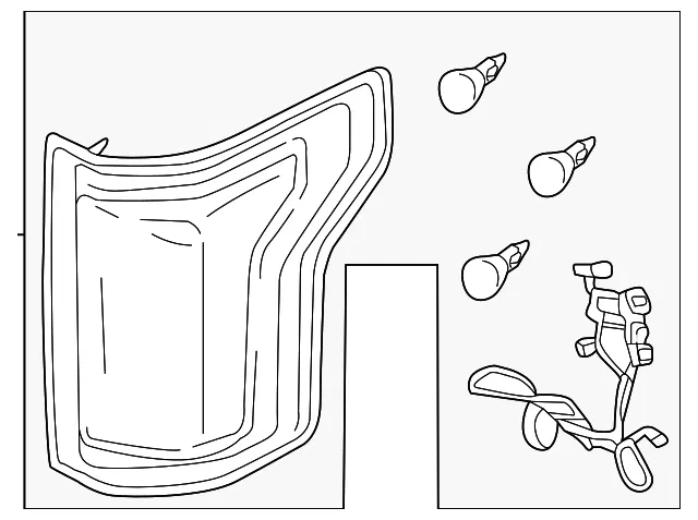 Tail Lamp Assembly - Ford (ML3Z-13404-E)