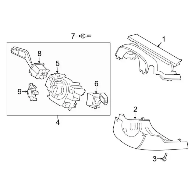Multi-Function Switch - Ford (PB5Z-3F791-LA)