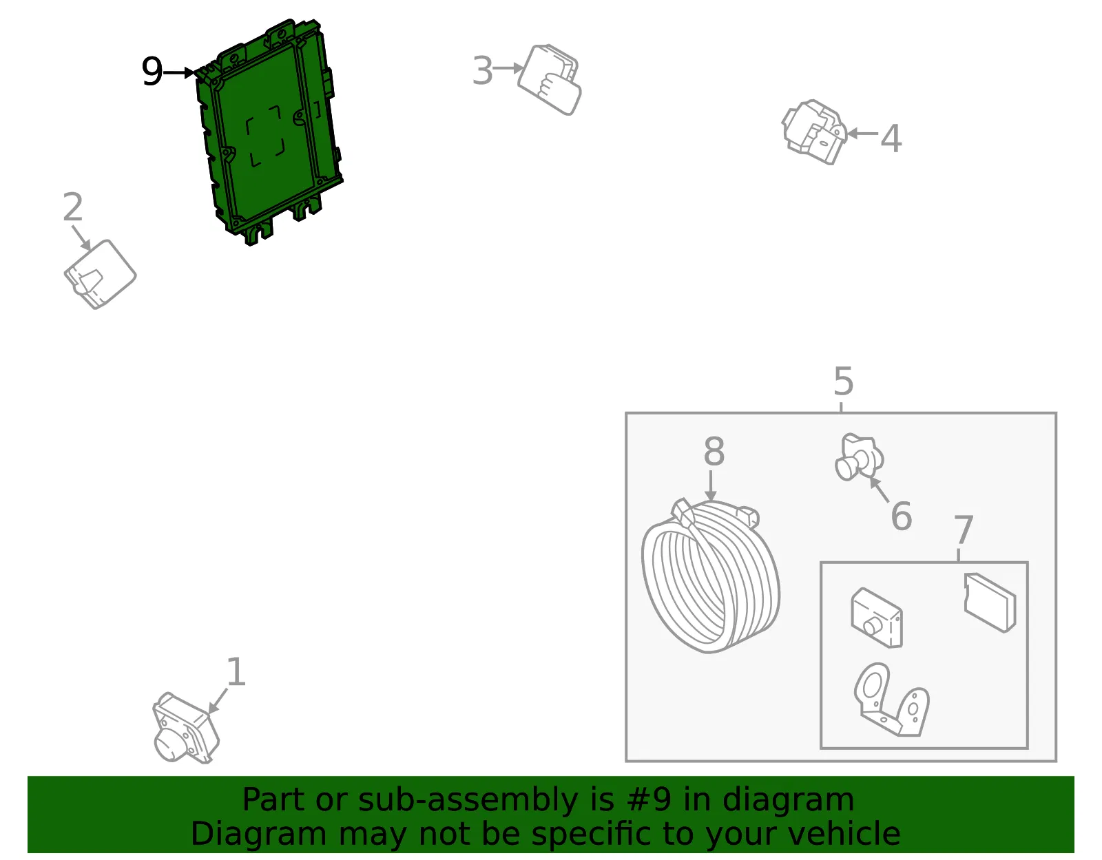 Control Module - Ford (PC3Z-15K866-B)