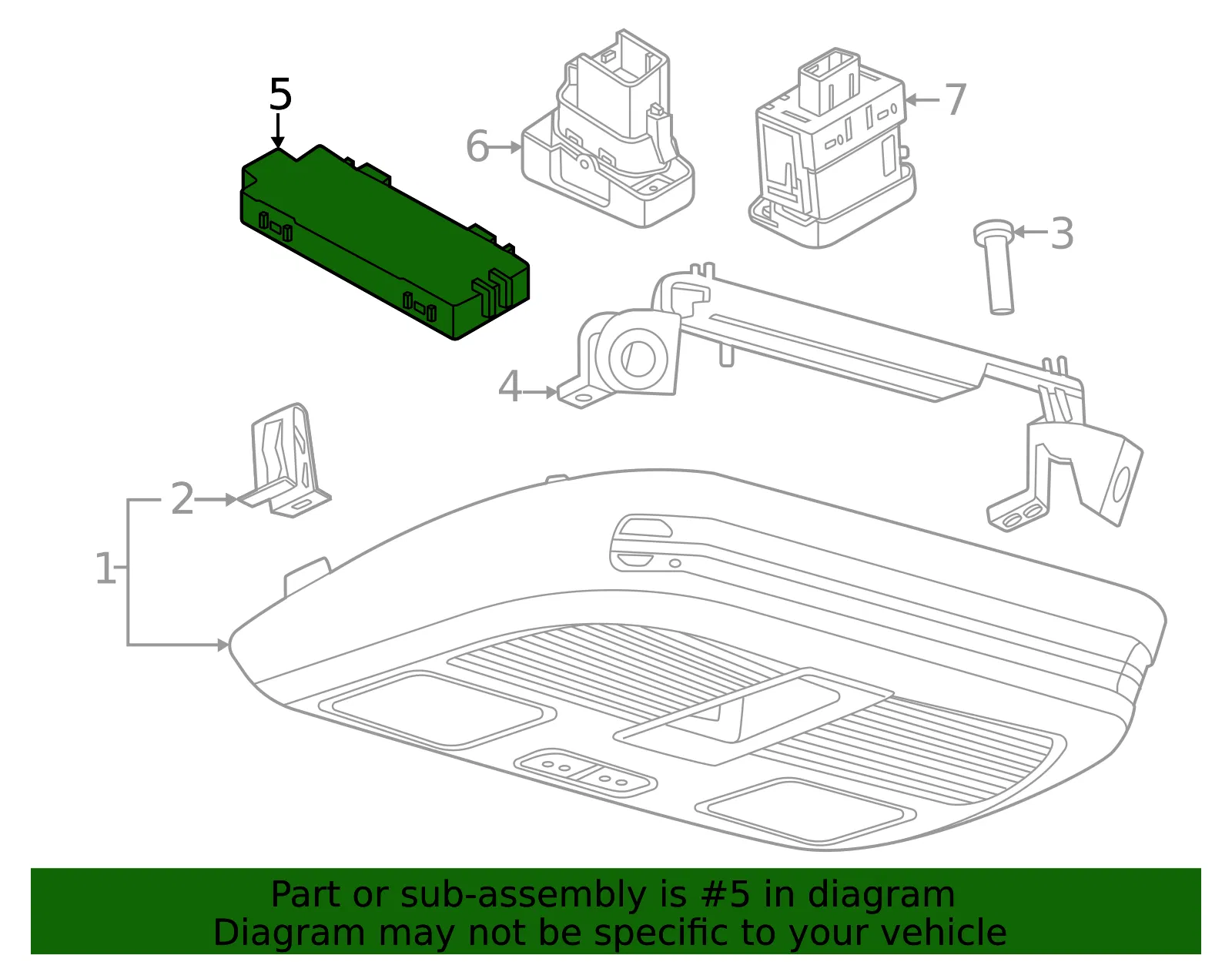 Motion Sensor - Ford (PR3Z-15K609-D)