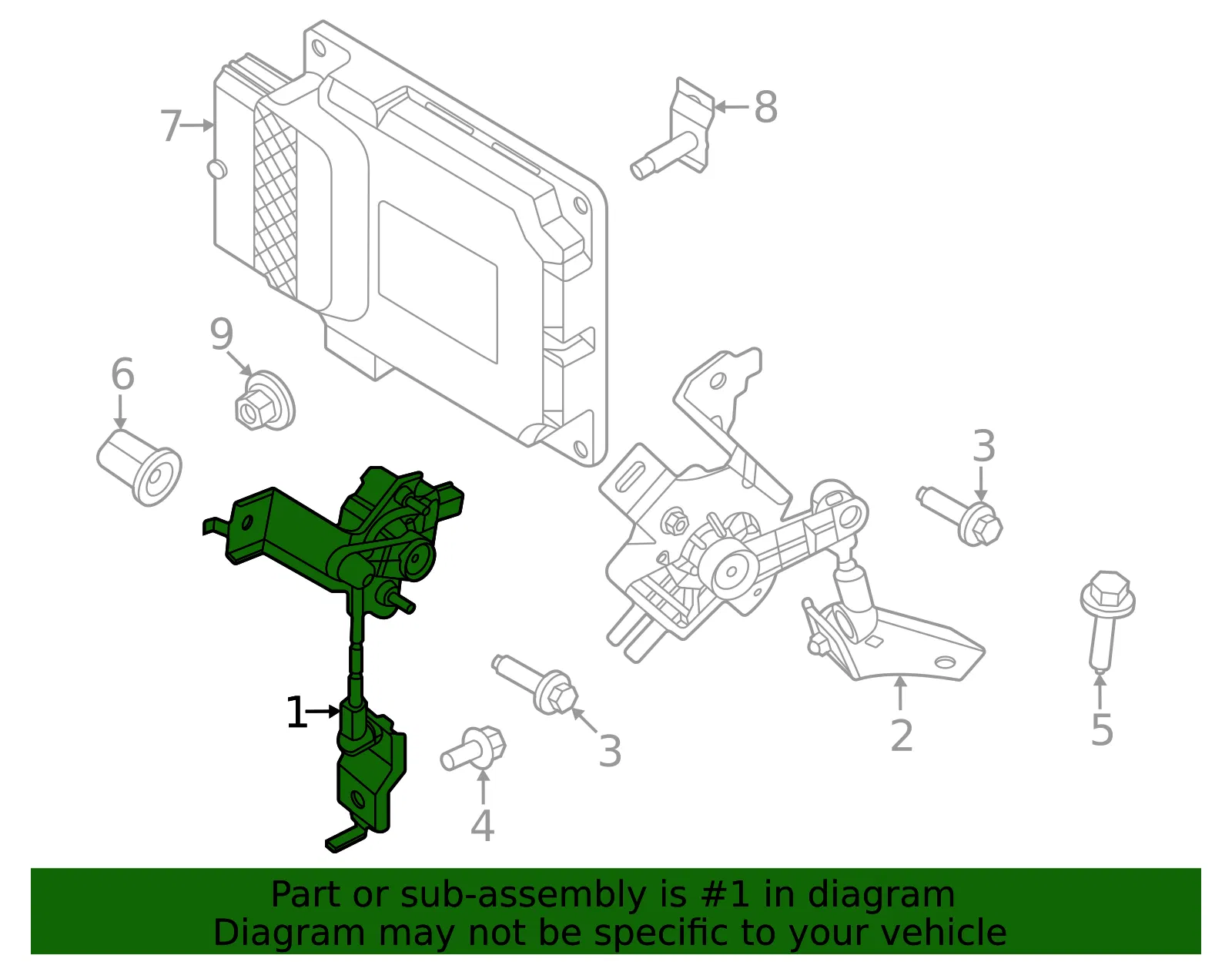 Height Sensor - Ford (PR3Z-3C097-D)